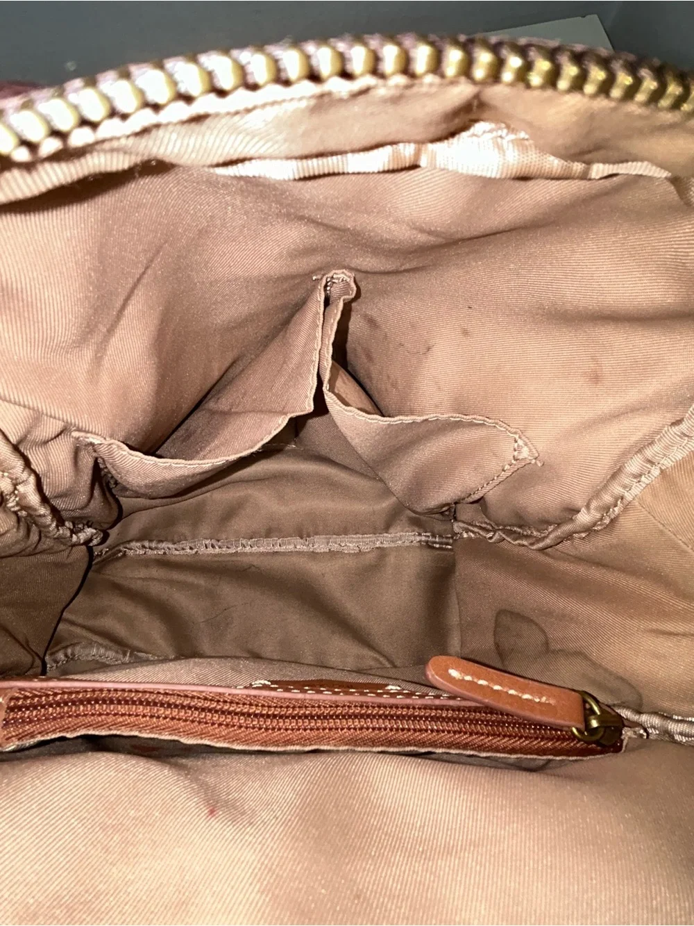 The Sak De Young Brown Pebbled Leather Zip Backpack